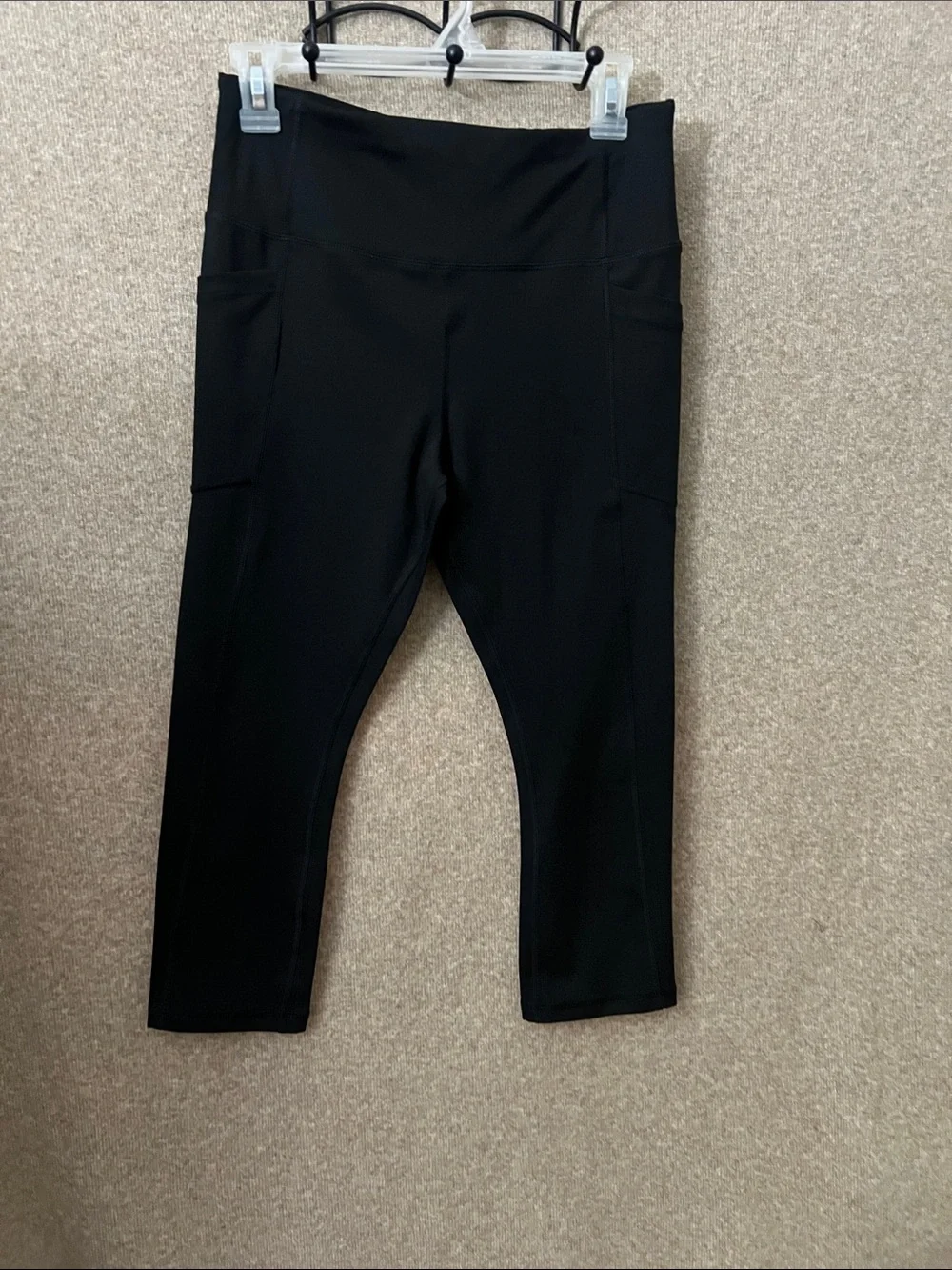 Kids Black Active Capri Leggings